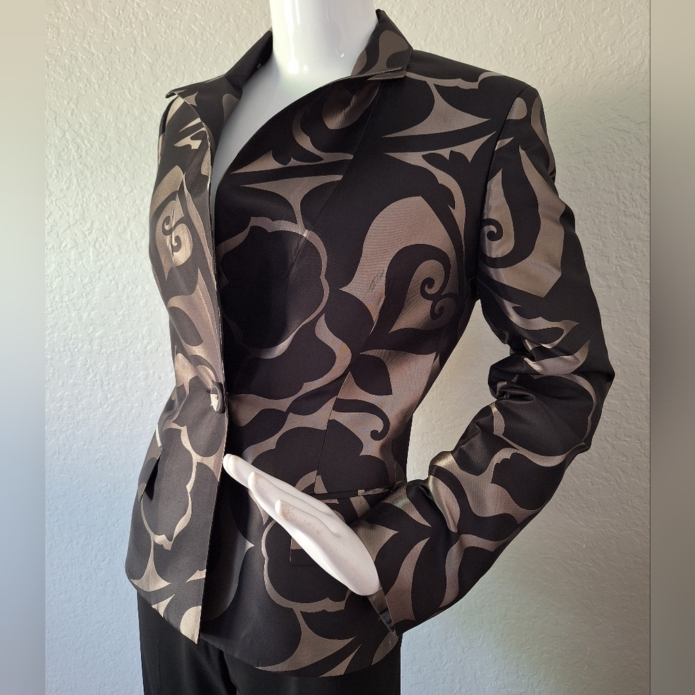 Escada Vintage Blazer Pewter/Black